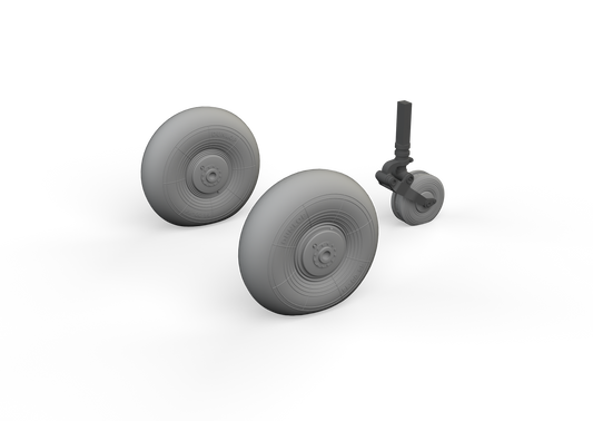 Eduard Brassin 648755 1:48 Bristol Beaufighter Mk.X wheels