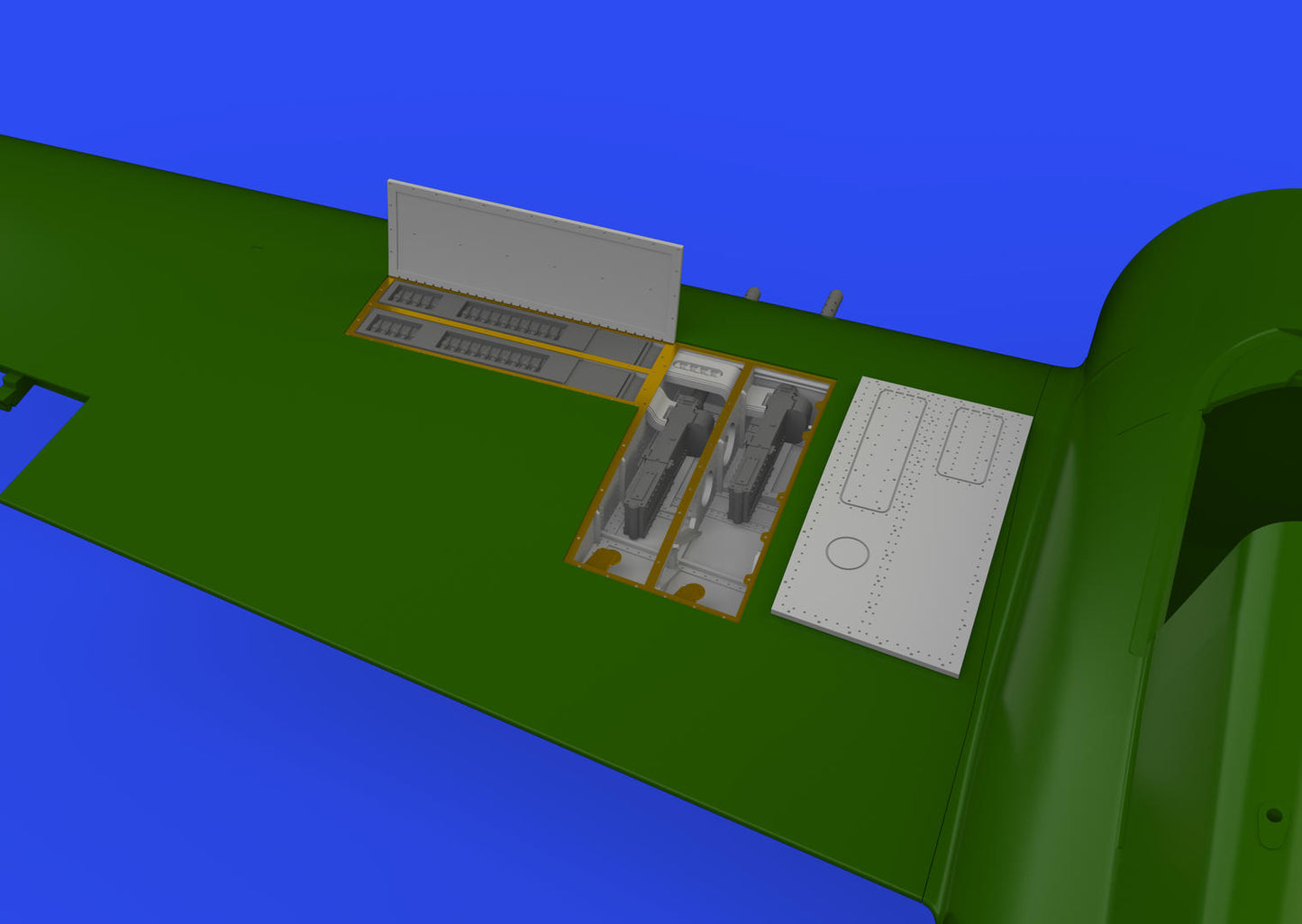 Eduard Brassin 648793 1:48 F4F-3 Wildcat gun bays 3D-printed