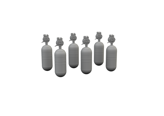 Eduard Brassin 648809 1:48 WWII USAAF oxygen cylinder A-6 3D-printed