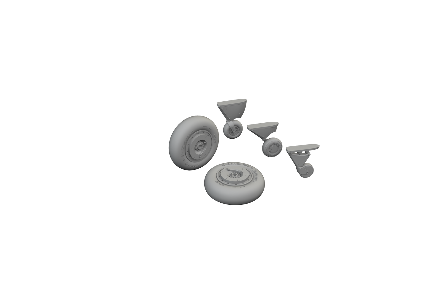 Eduard Brassin 648815 1:48 Grumman F4F-4 Wildcat wheels early