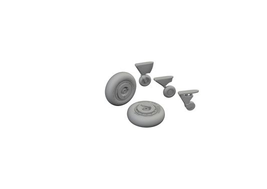 Eduard Brassin 648815 1:48 Grumman F4F-4 Wildcat wheels early