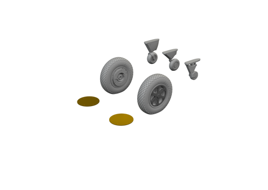 Eduard Brassin 648816 1:48 Grumman F4F-4 Wildcat wheels late