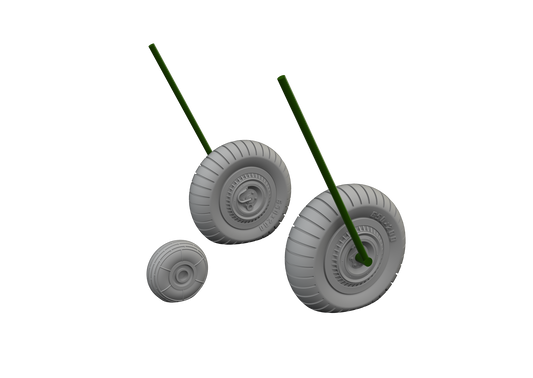 Eduard Brassin 648821 1:48 Yakovlev Yak-9D wheels