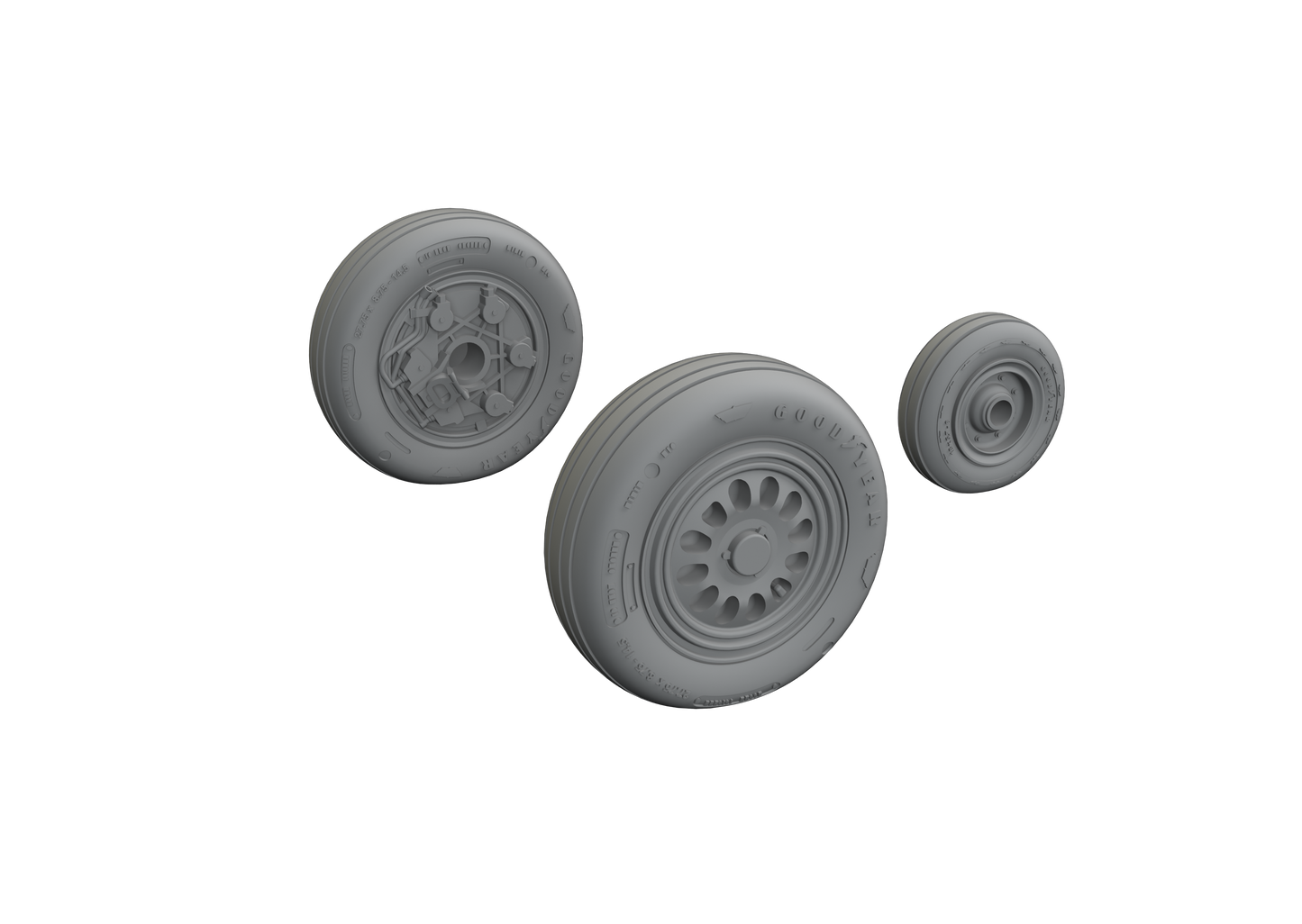 Eduard Brassin 648833 1:48 Lockheed-Martin F-16C wheels late