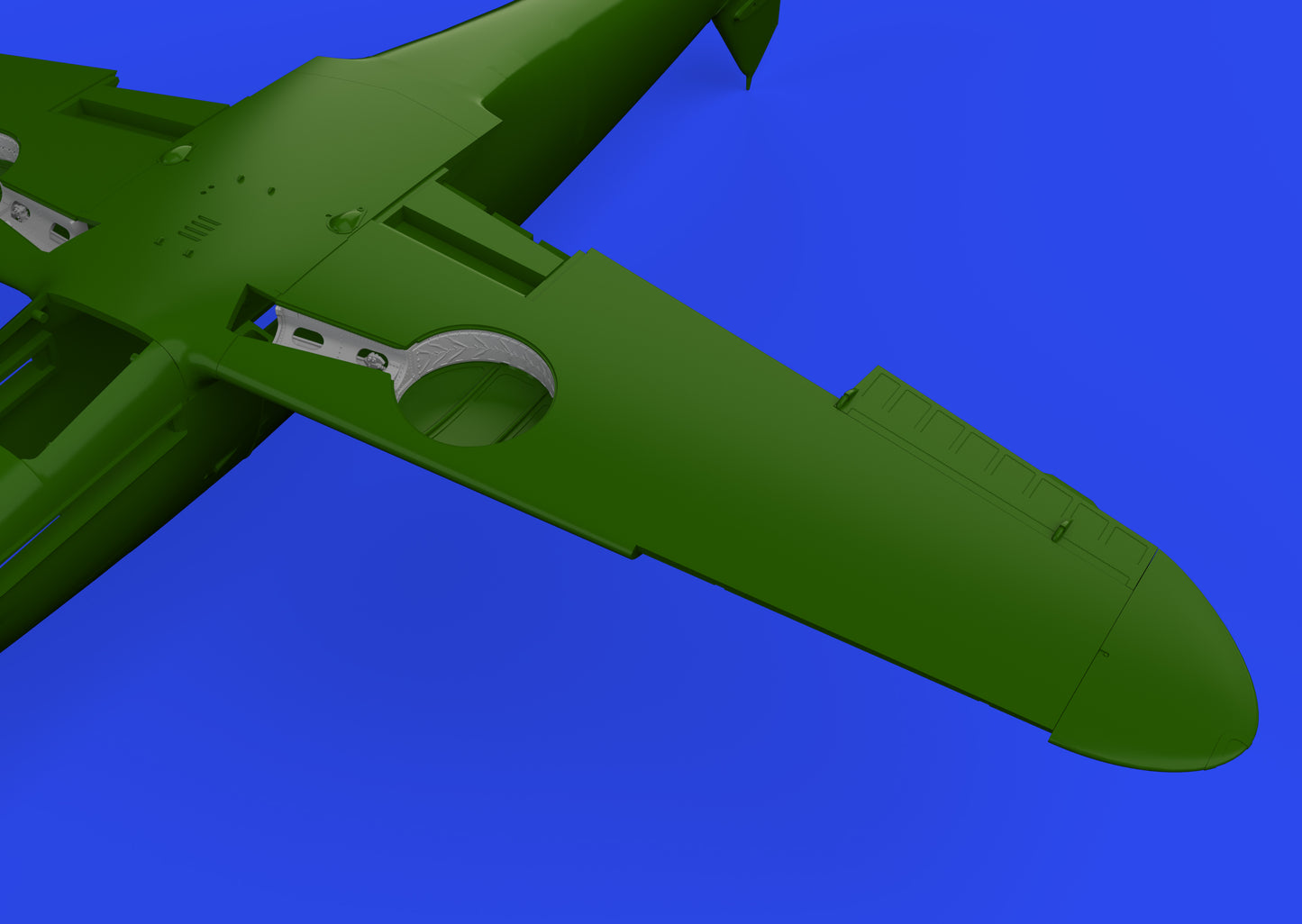 Eduard Brassin 648880 1:48 Messerschmitt Bf-109F wheel bays rounded to be used with Eduard