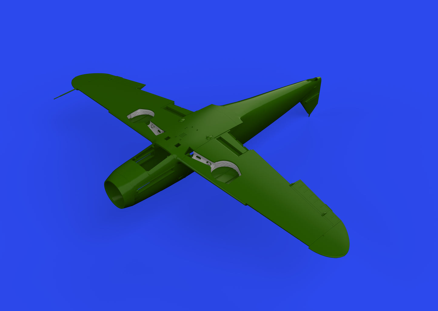 Eduard Brassin 648881 1:48 Messerschmitt Bf-109F wheel bays angular to be used with Eduard