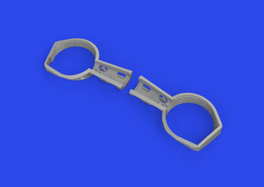Eduard Brassin 648881 1:48 Messerschmitt Bf-109F wheel bays angular to be used with Eduard