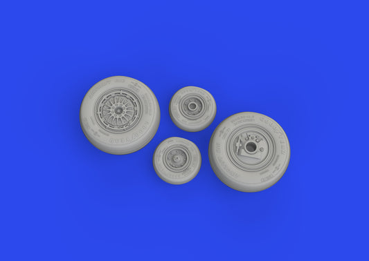 Eduard Brassin 648882 1:48 F-4E Phantom wheelsto be used with Meng