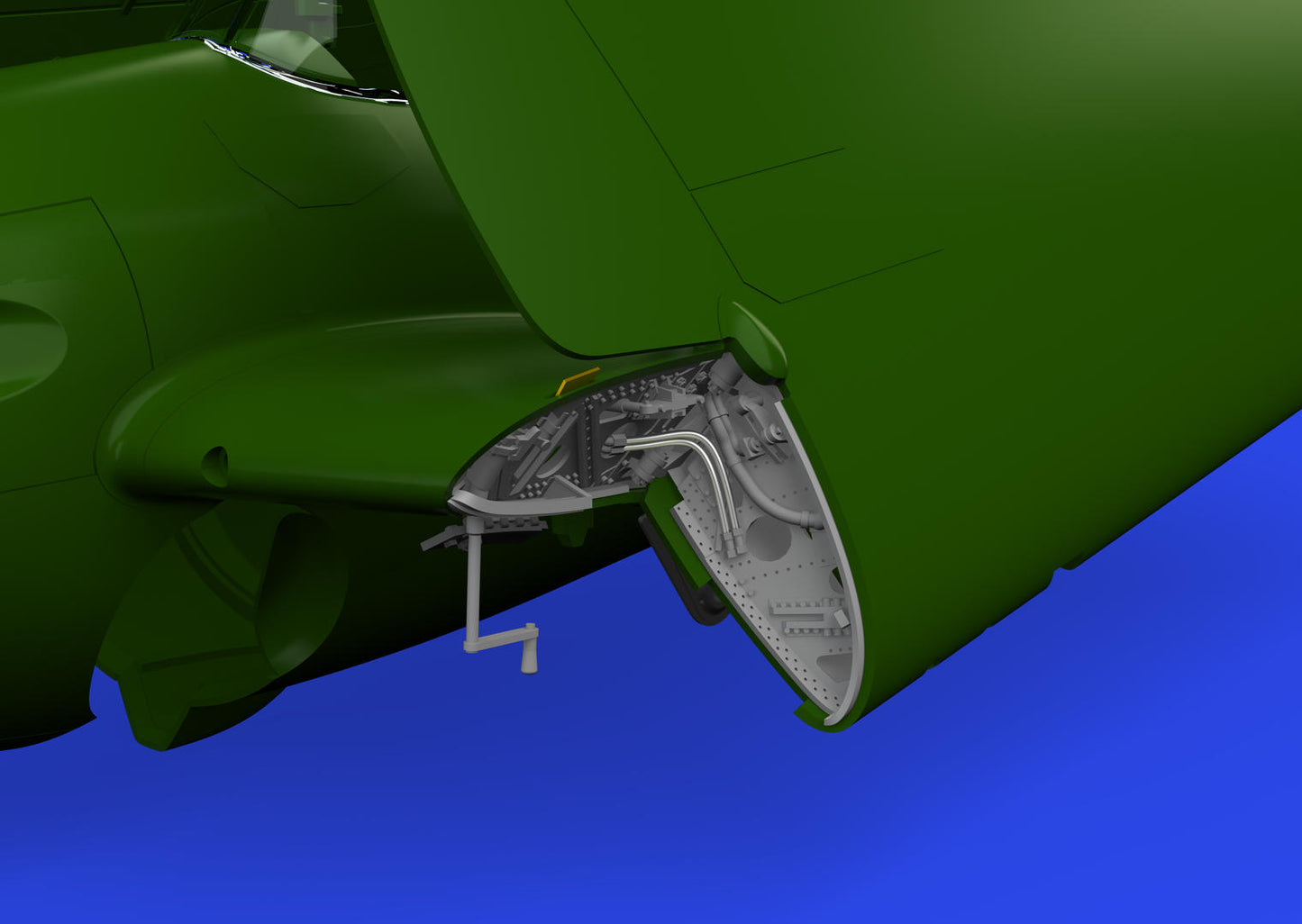 Eduard Brassin 648889 1:48 FM-2 Wildcat folding wings to be used with Eduard
