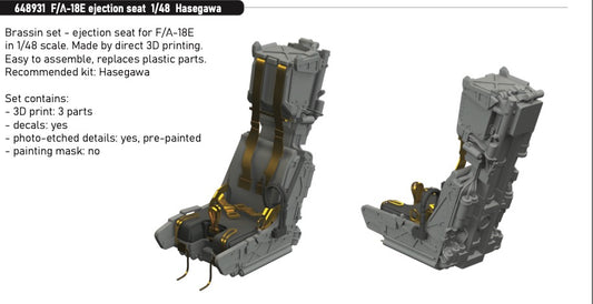 Eduard Brassin 648931 1:48 F/A-18E Super Hornet ejection seat