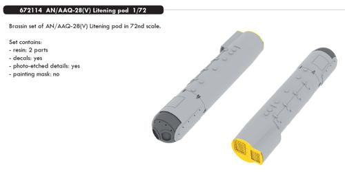 Eduard Brassin 672114 1:72 AN/AAQ-28(V) Litening pod