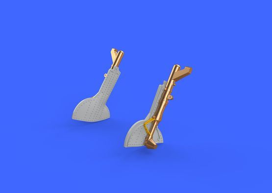 Eduard Brassin 672134 1:72 Supermarine Spitfire Mk.IX Undercarriage Legs BRONZE