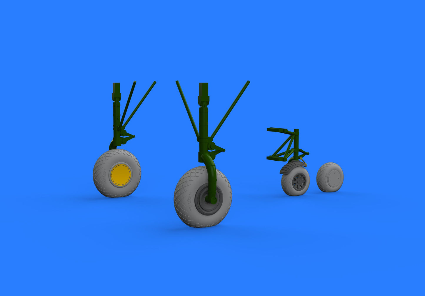 Eduard Brassin 672170 1:72 B-24D/J Liberator wheels with weighted tyre effect