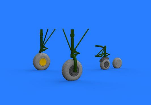 Eduard Brassin 672170 1:72 B-24D/J Liberator wheels with weighted tyre effect