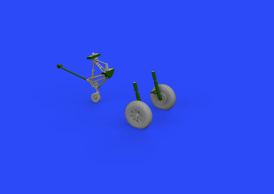 Eduard Brassin 672204 1:72 Vought F4U-1A Corsair wheels with weighted tyre effect
