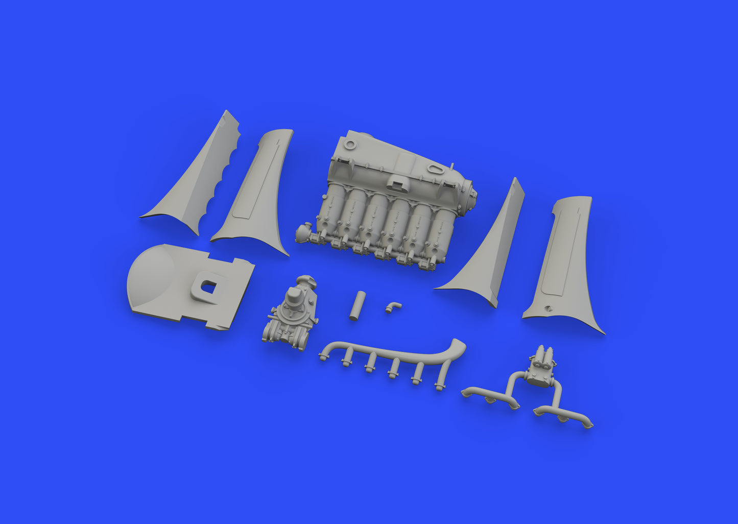 Eduard Brassin 672223 1:72 Fokker D.VIIF (OAW) Mercedes D.III engine