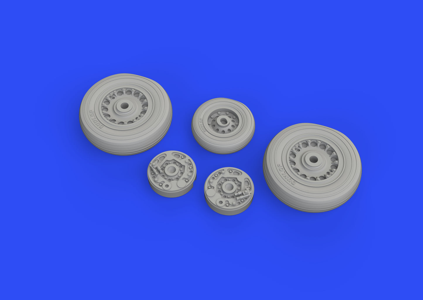 Eduard Brassin 672229 1:72 Blackburn Buccaneer S.2C wheels weighted tyre effect