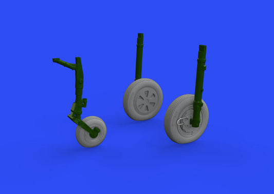Eduard Brassin 672236 1:72 Mikoyan MiG-21PF wheels with weighted tyre effect