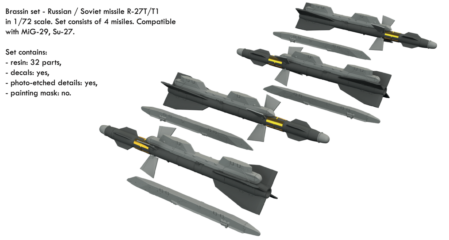 Eduard Brassin 672257 1:72 R-27T/T1 / AA-10 Alamo-B