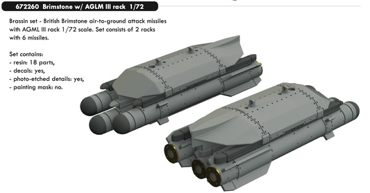 Eduard Brassin 672260 1:72 Brimstone with AGLM III rack