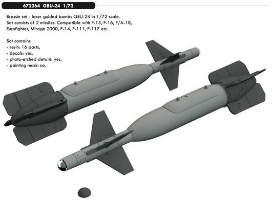 Eduard Brassin 672264 1:72 GBU-24