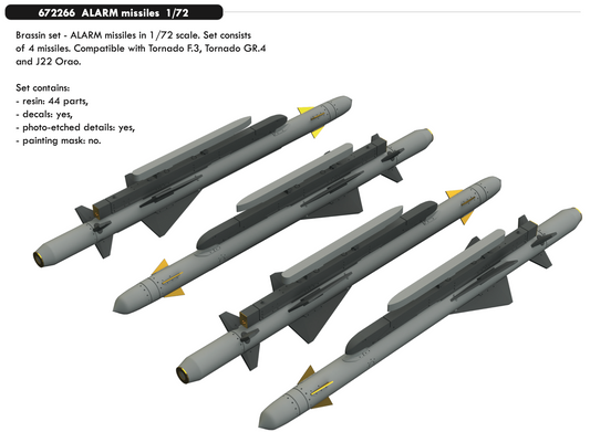 Eduard Brassin 672266 1:72 ALARM missiles
