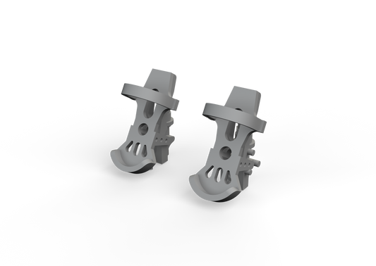Eduard Brassin 672292 1:72 Luftwaffe rudder pedals 3D-printed