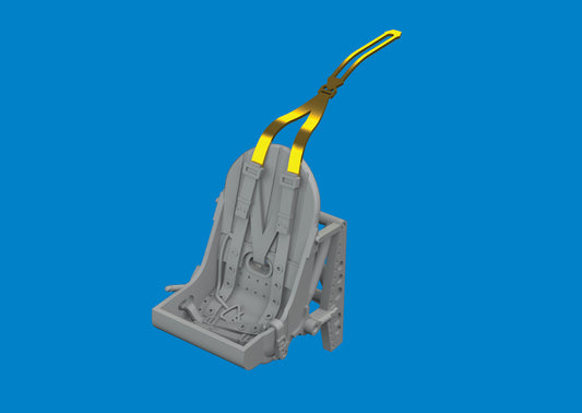 Eduard Brassin 672427 1:72 Supermarine Spitfire Mk.I/Mk.II/Mk.V metal seat with integral belts