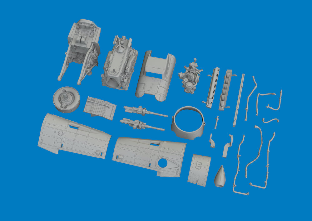 Eduard Brassin 672455 1:72 Messerschmitt Bf-109K-4 Engine PRINT