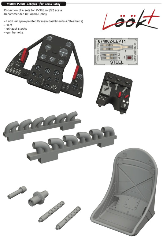 Eduard Brassin 674003 1:72 Bell P-39Q Airacobra LooKplus