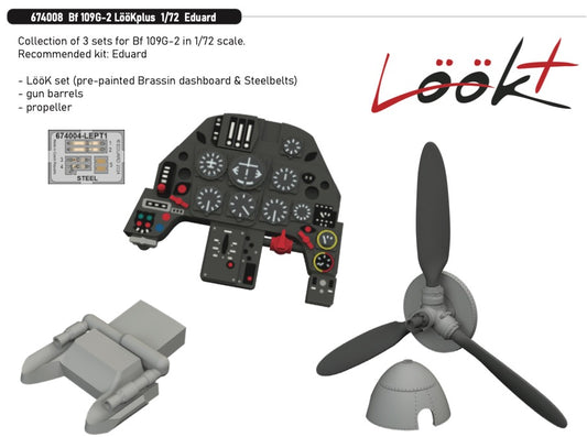 Eduard Brassin 674008 1:72 Messerschmitt Bf-109G-2 LööKplus