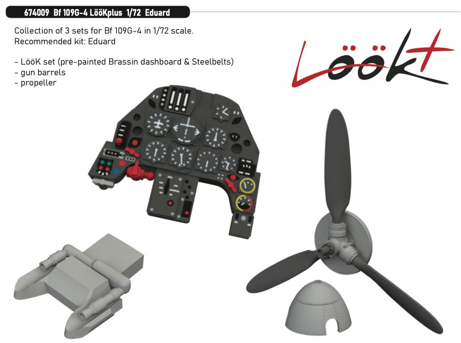 Eduard Brassin 674009 1:72 Messerschmitt Bf-109G-4 LööKplus