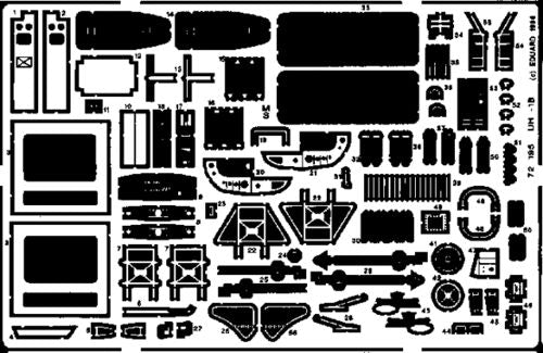 Eduard 72195 1:72 Bell UH-1B