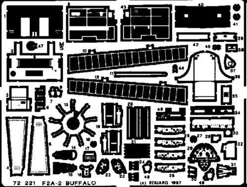 Eduard 72221 1:72 Brewster F2A Buffalo