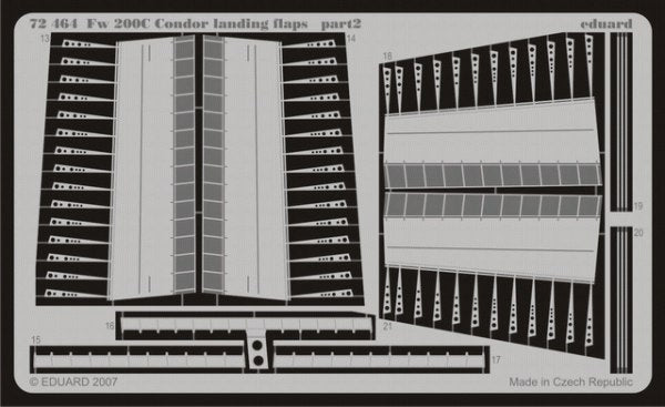 Eduard 72464 1:72 Focke-Wulf Fw-200C-5 /C-8 Condor landing flaps