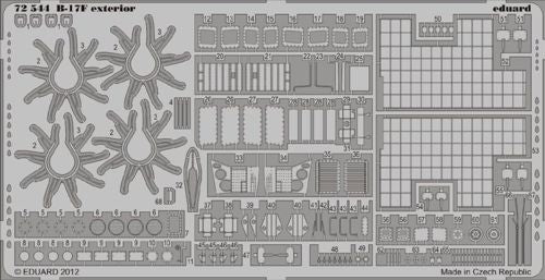 Eduard 72544 1:72 Boeing B-17F Flying Fortress exterior