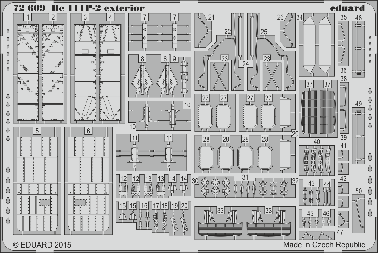 Eduard 72609 1:72 Heinkel He-111P-2 exterior