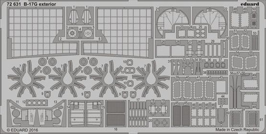 Eduard 72631 1:72 Boeing B-17G Flying Fortress (for 2016 mould) exterior