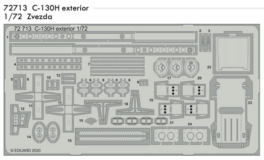 Eduard ED72713 1:72 Lockheed C-130H Hercules exterior