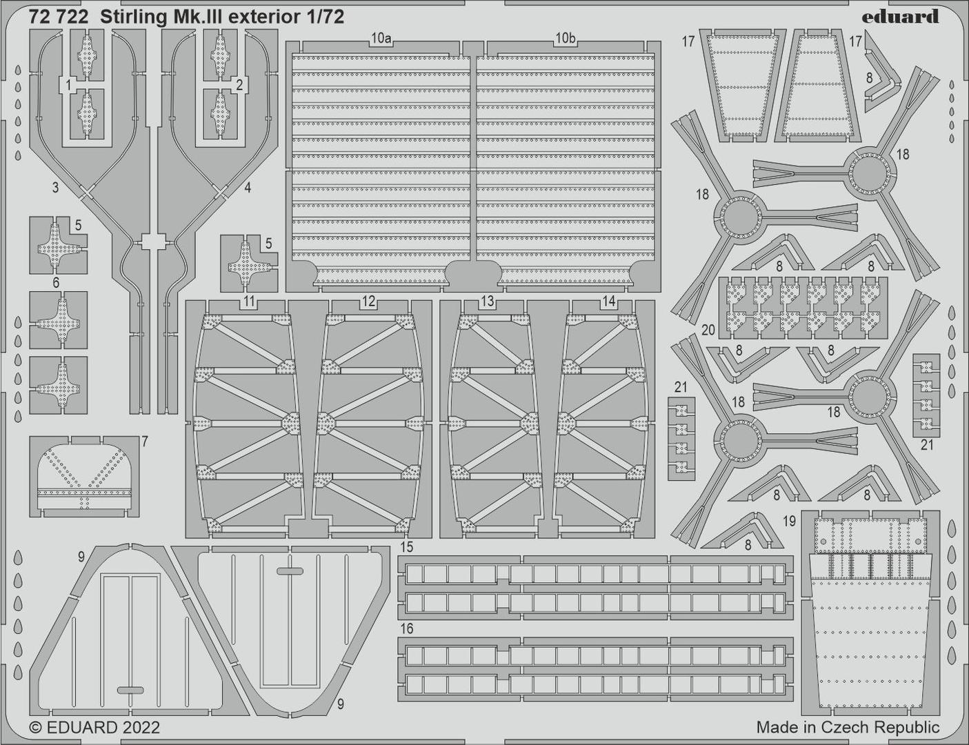 Eduard 72722 1:72 Short Stirling Mk.III exterior