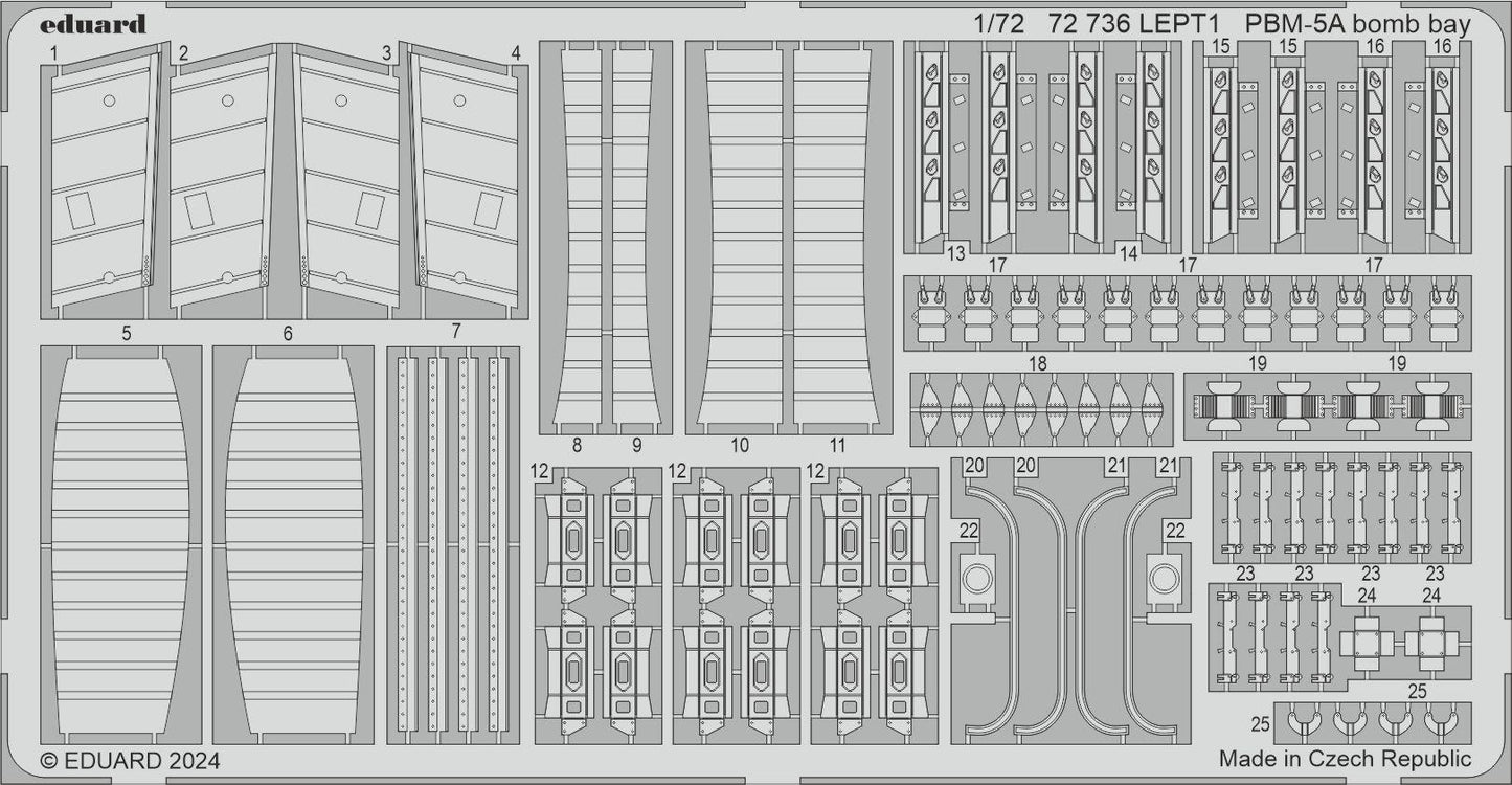 Eduard 72736 1:72 Martin PBM-5A Mariner bomb bay