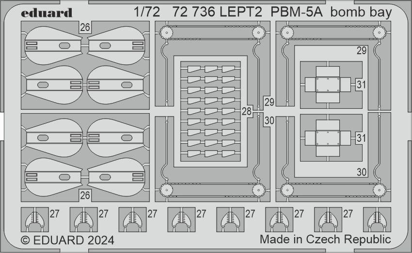 Eduard 72736 1:72 Martin PBM-5A Mariner bomb bay