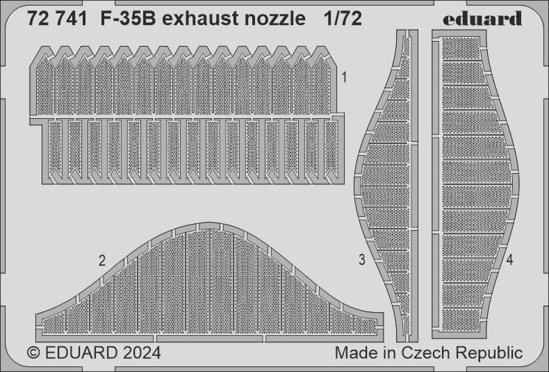 Eduard 72741 1:72 Lockheed-Martin F-35B Lightning exhaust nozzle