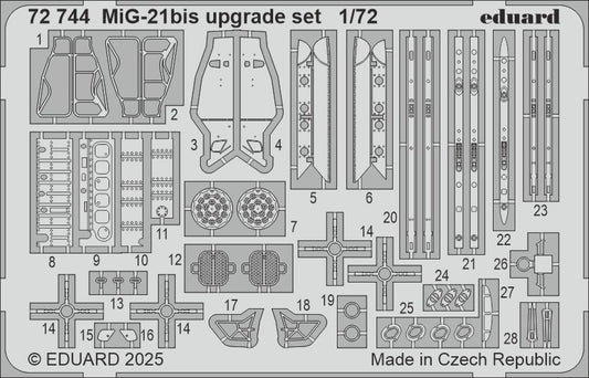 Eduard ED72744 1:72 Mikoyan MiG-21bis upgrade set