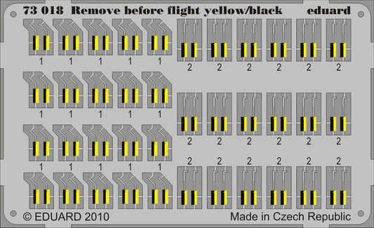 Eduard 73018 1:72 Swedish Air Force Remove Before Flight yellow/black