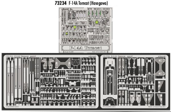 Eduard 73234 1:72 Grumman F-14A Tomcat PRE-PAINTED IN COLOUR!
