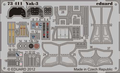 Eduard 73411 1:72 Yakovlev Yak-3