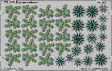 Eduard 73437 1:72 Cactus. Printed in colour