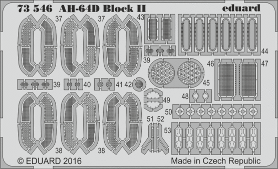 Eduard 73546 1:72 Boeing/Hughes AH-64D Apache Block II
