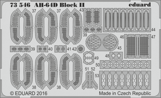 Eduard 73546 1:72 Boeing/Hughes AH-64D Apache Block II